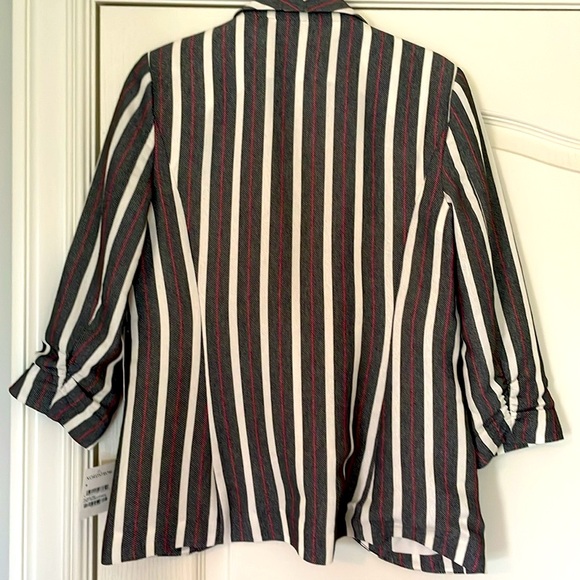 NWT grey striped blazer - Picture 2 of 3